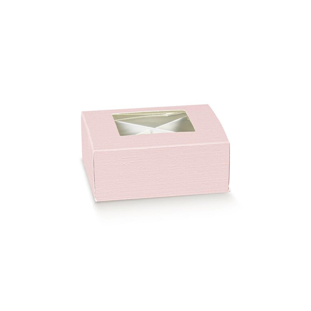 PRAT.CF 100X100X40 FIBRA ROSA FIN. PLA CDIVIS.